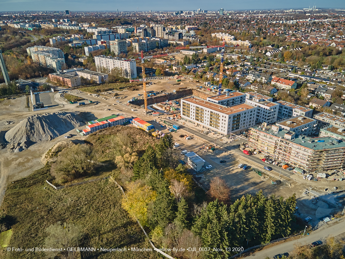 13.11.2020 - Piederstorfer Gelände und Alexisqaurtier am Karl-Marx-Ring in Neuperlach